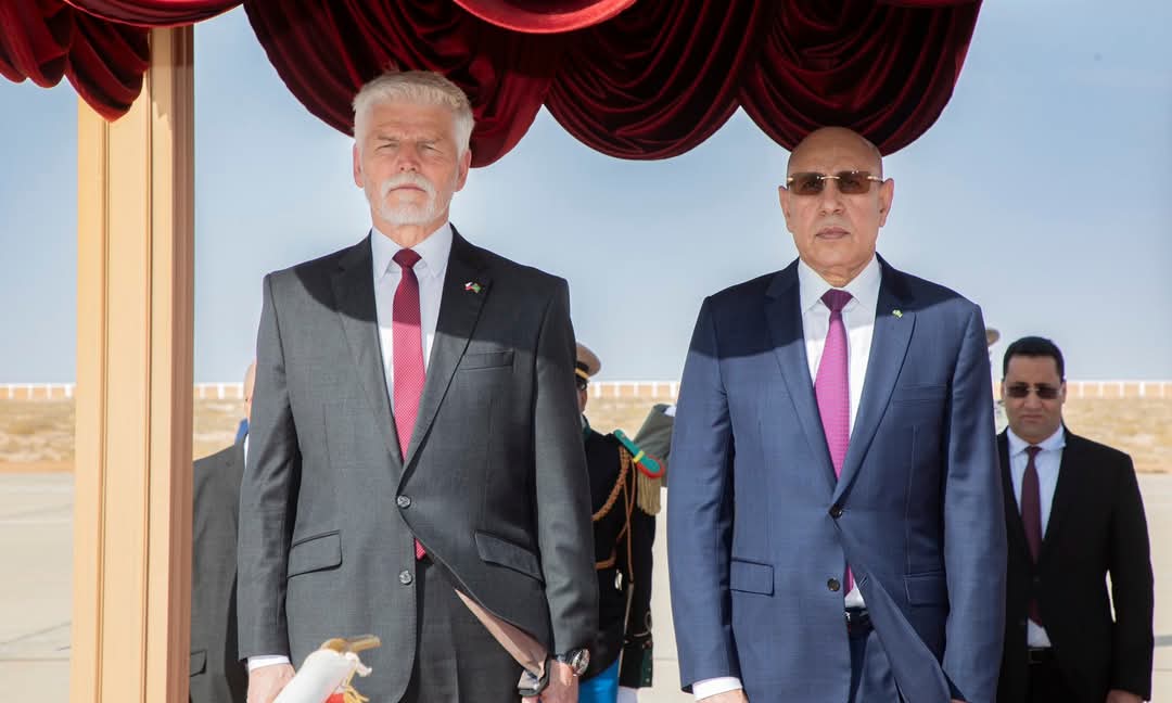 الرئيس التشيكي يصل نواكشوط