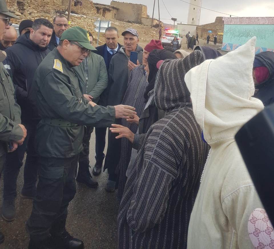 والي جهة بني ملال خنيفرة يتفقد المناطق الجبلية