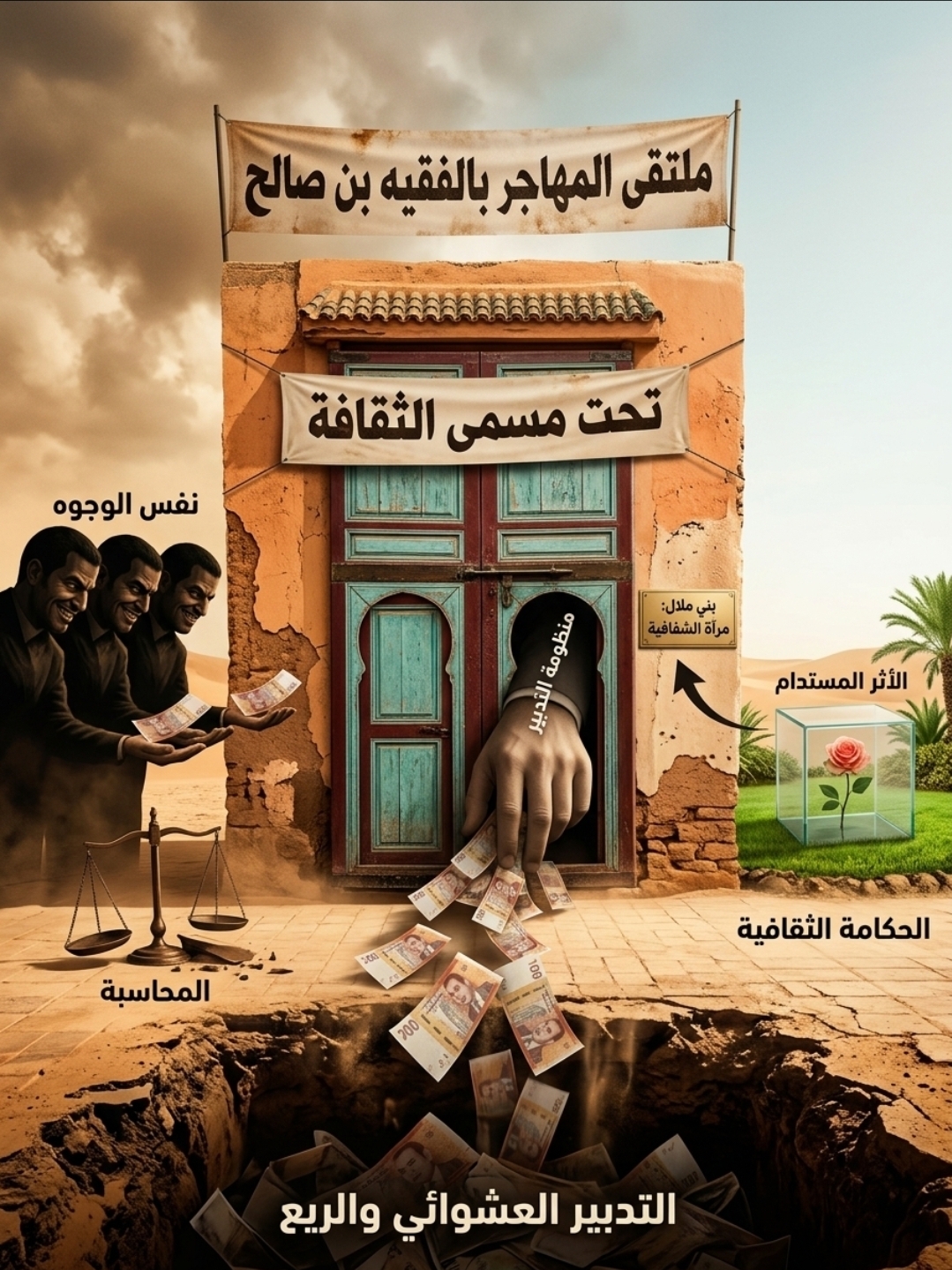 كفى عبثاً بالمال العام تحت مسمى “الثقافة”.. ملتقى المهاجر بالفقيه بن صالح وتكريس “ريع” التنظيم رغماً عن أنف الحكامة